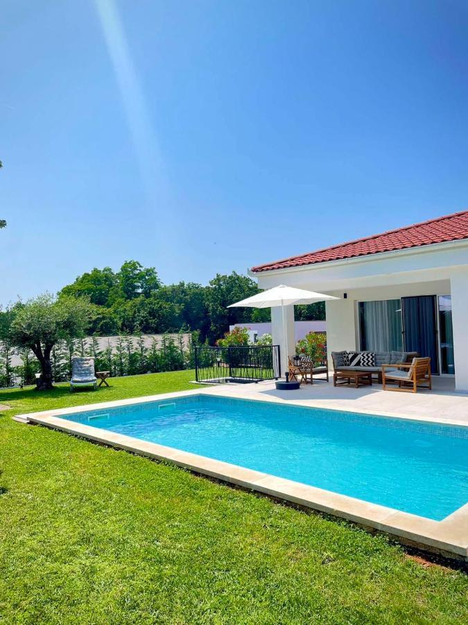 Villa Destiny Nedescina, Istrien, Kroatien Exterior foto