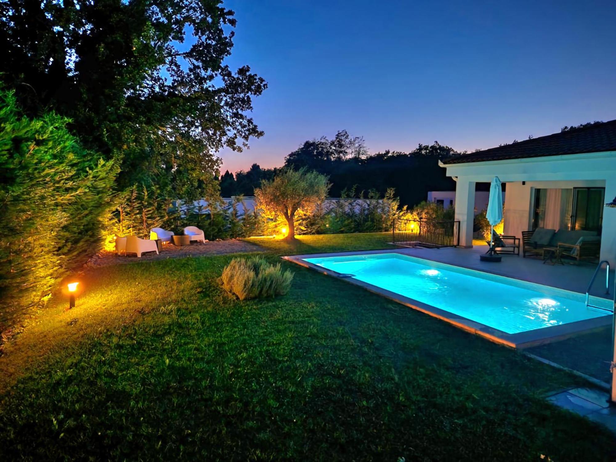 Villa Destiny Nedescina, Istrien, Kroatien Exterior foto